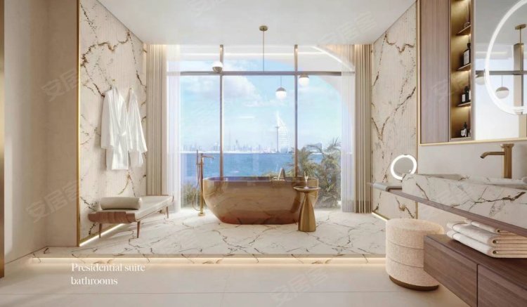 阿联酋迪拜酋长国迪拜约¥8523万迪拜房产：迪拜棕榈岛海景房，顶层边套大平层，艾灵顿开发新房公寓图片