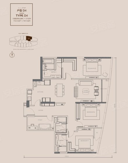 马来西亚吉隆坡约¥432～958万吉隆坡豪景园（Eaton Residences）空中别墅新房公寓图片