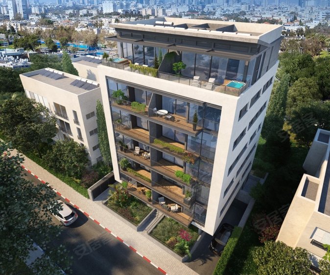 以色列约¥1077万新开发公寓出售，路易斯马歇尔街，在特拉维夫-雅福，以色列二手房公寓图片