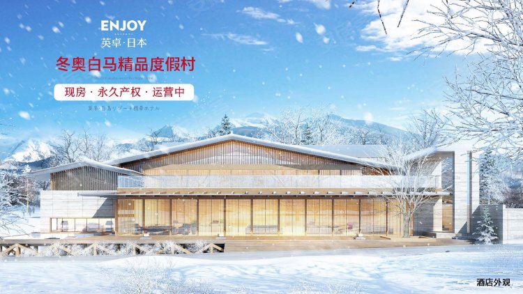 日本约¥24万29万人民币起买日本冬奥会举办地长野白马村 度假村新房酒店公寓图片