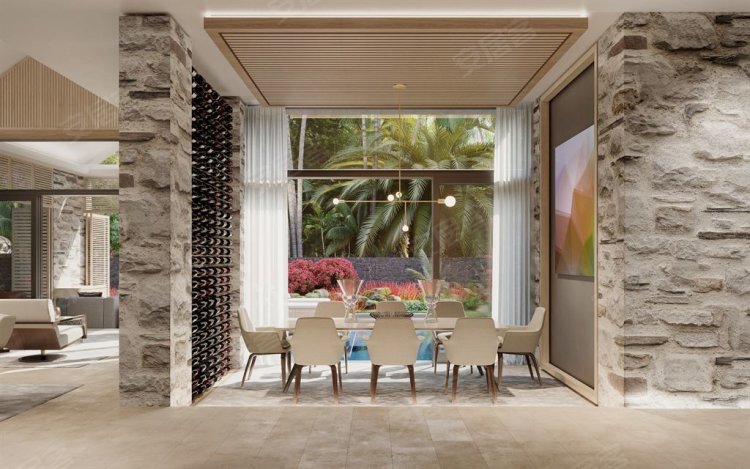 毛里求斯约¥1199万郁郁葱葱的热带花园中心的别墅二手房公寓图片