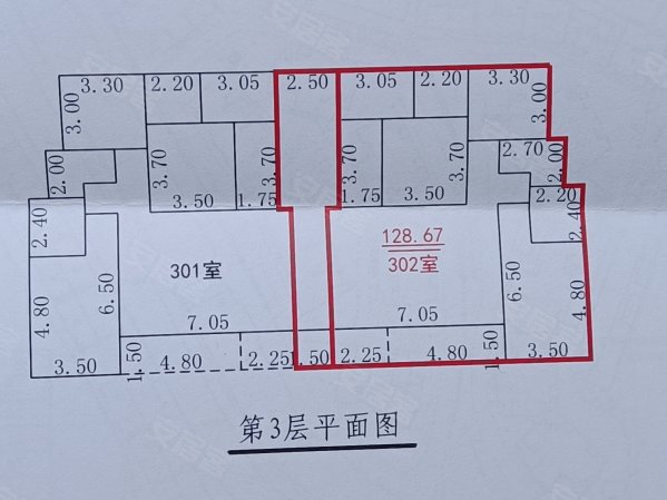 德裕豪庭3室2厅2卫118㎡北49.8万