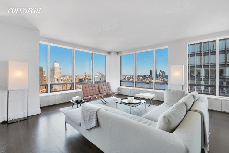 美国纽约州纽约约¥1227万Apartment for sale, 860 United Nations Plaza 27B,二手房公寓图片