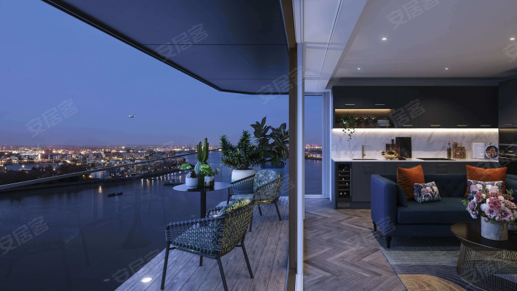 英国大伦敦约¥447万伦敦 泰晤士一线河景 典藏住宅 阿森纳河畔公馆新房公寓图片