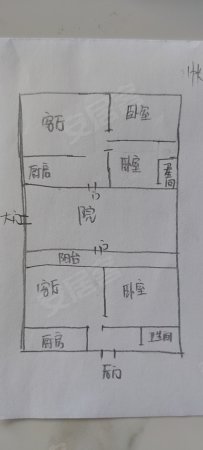 宁津县卫健局家属楼4室2厅1卫80㎡南29万