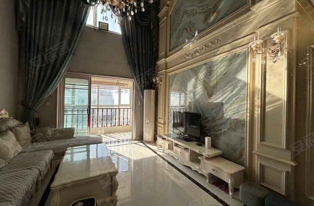 尚城中央公园顶楼带阁楼挑空复试带车位