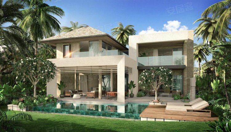 毛里求斯约¥775万出售别墅 - 乔西山与泻湖的壮丽景色二手房公寓图片