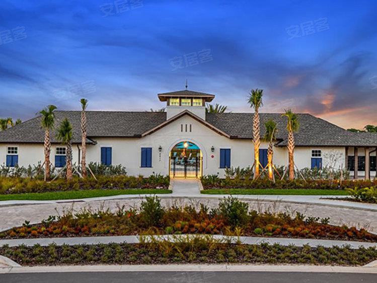 美国约¥154～167万度假养老 佛州海滩 坦帕湾 美国独栋别墅Lynwood4房新房独栋别墅图片