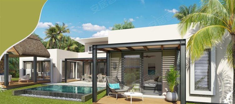 毛里求斯约¥455万出售当代风格的别墅 100 米，距离海滩 - 特鲁辅助比奇二手房公寓图片
