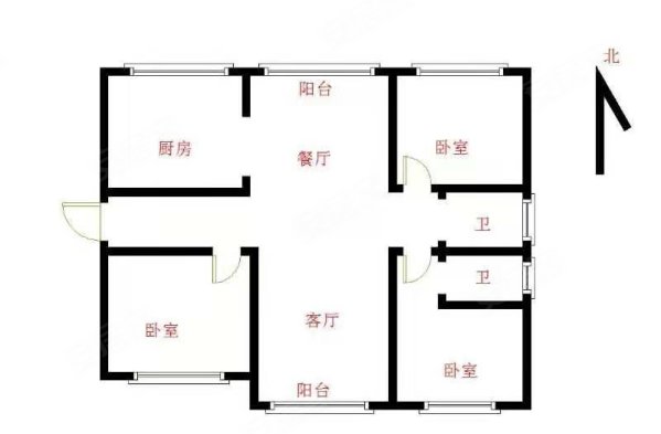 西湖春天C区3室2厅2卫141.6㎡南北81.8万