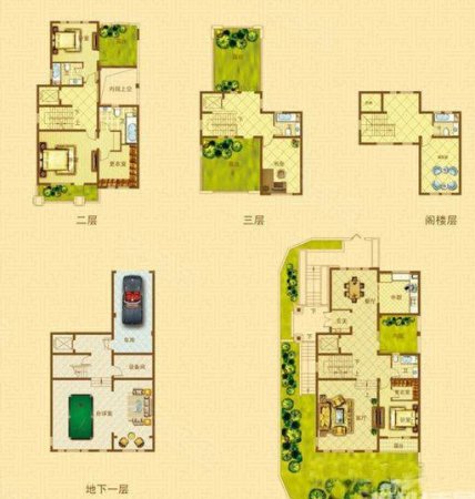 阳光和墅5室3厅4卫500㎡南北349万