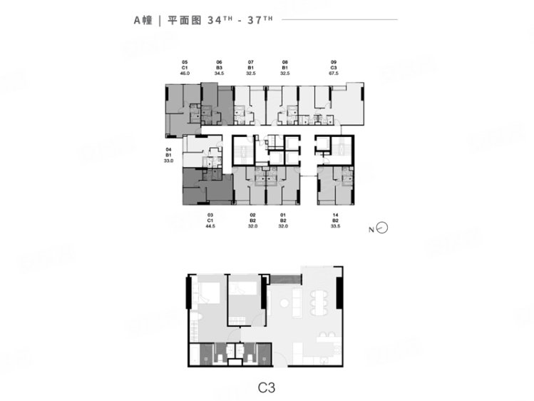 泰国曼谷约¥150～303万曼谷傲璟·通罗新房公寓图片