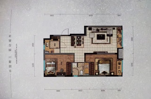 力旺中车城2室1厅82.5㎡49.5万二手房图片