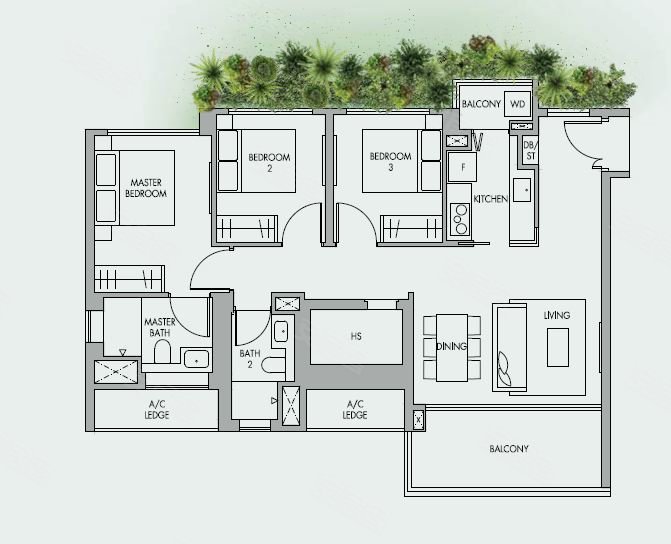 新加坡约¥333～926万新加坡 房-THE TRE VER新房公寓图片