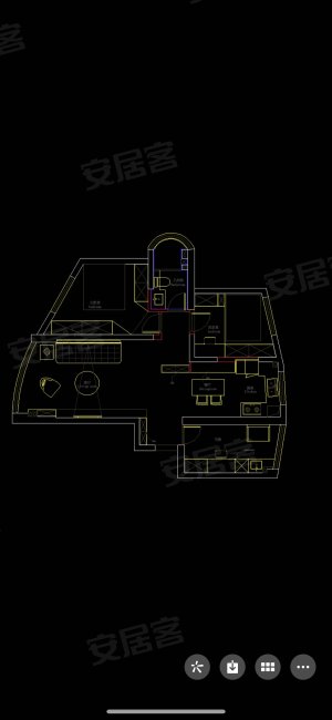 玉桂阁2室1厅1卫89.38㎡西北128万