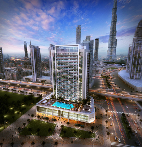 阿联酋迪拜酋长国迪拜约¥158万迪拜哈利法塔旁MAG318公寓（ 小户型易出租易转售）新房公寓图片