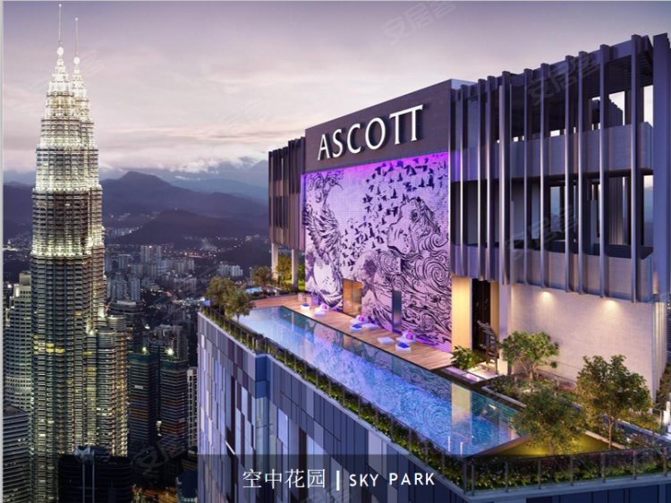 马来西亚吉隆坡约¥265万吉隆坡双子塔旁奢华雅诗阁ASCOTT STAR新房公寓图片