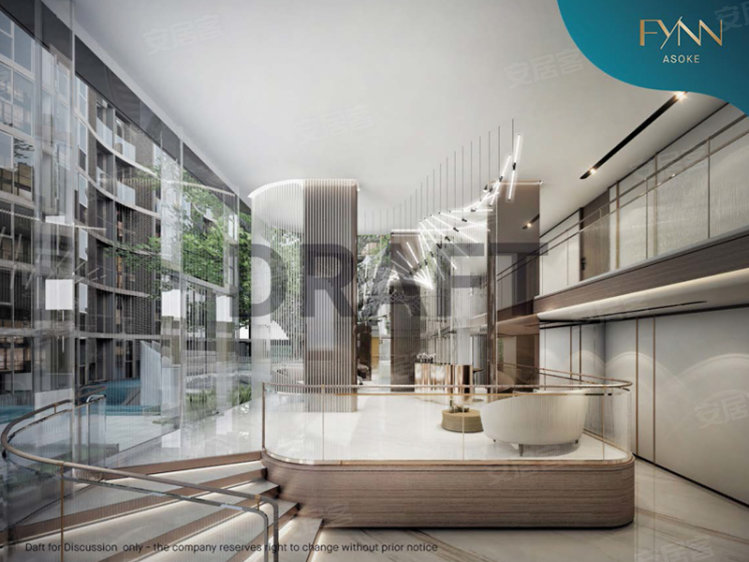 泰国曼谷约¥132～250万素坤逸CBD地铁房:曼谷中央公园FYNN Asok新房公寓图片