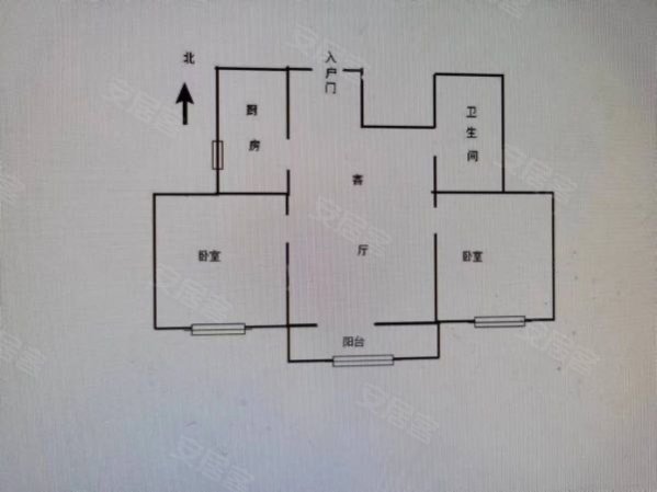 怡馨家园2室2厅1卫68㎡南35万