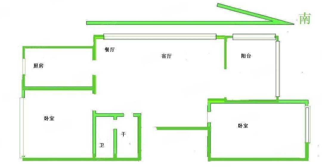 阿尔卡迪亚盛园(五期)3室2厅1卫101㎡南北87万