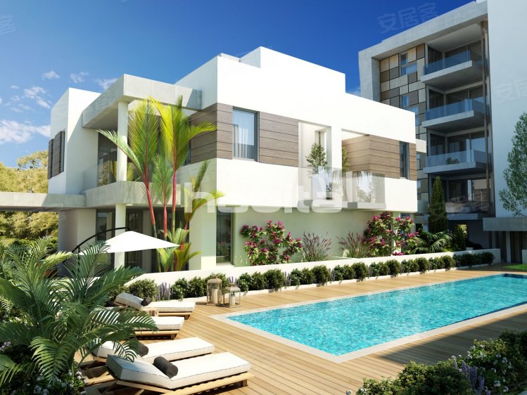 塞浦路斯约¥880万现代别墅， 即可到达海滩二手房独栋别墅图片