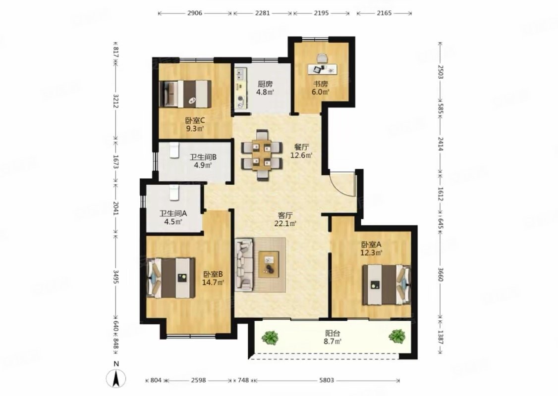 出行方便 购物方便 近医院 板楼 双卫生间 次新小区,绿城明月江南二手