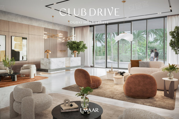 阿联酋迪拜酋长国迪拜约¥264～599万迪拜房地产：迪拜山庄，高尔夫球场景观房Club Drive新房公寓图片
