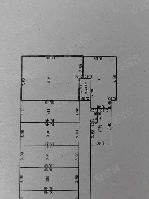 港龙大厦2室1厅1卫114.48㎡南133万