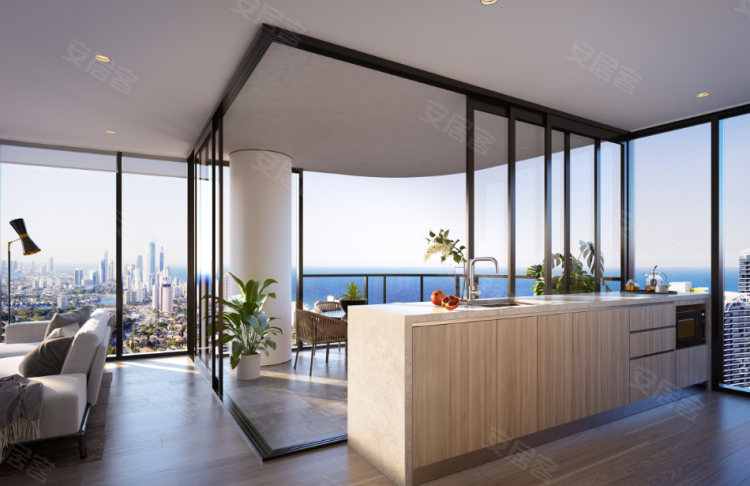 澳大利亚昆士兰州黄金海岸约¥237～352万The Star Residences 海景公寓新房公寓图片