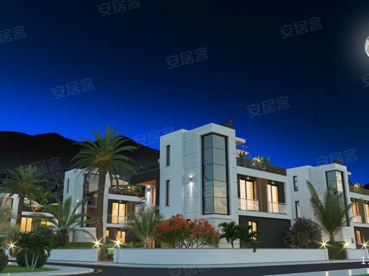 土耳其约¥203万TRNC G ürne [atalk] 位置出售土耳其塔普卢 （ 4 + 1 ） 别墅二手房独栋别墅图片