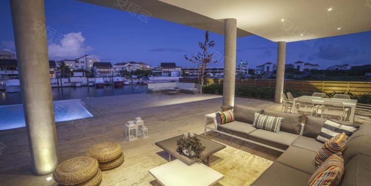 多米尼加约¥3813万豪华 5 卧室别墅在卡纳码头内的私人岛二手房公寓图片