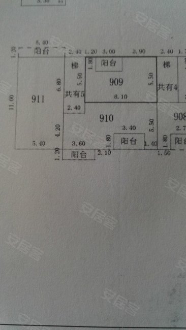 湖北路10号小区2室1厅1卫53.4㎡南9.9万