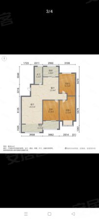 双龙小区(B区)3室2厅1卫127㎡东145万