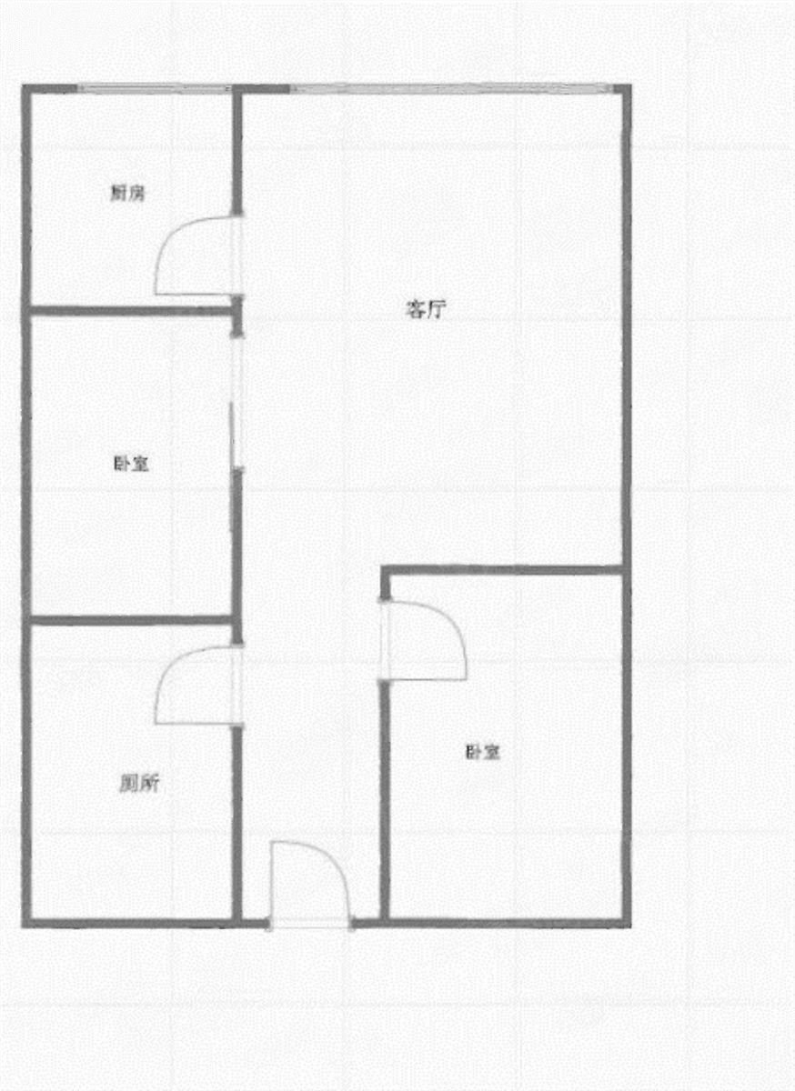 宝业临江绿苑2室1厅1卫52㎡东西60.6万