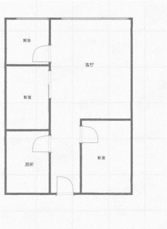 宝业临江绿苑2室1厅1卫52㎡东西60.6万