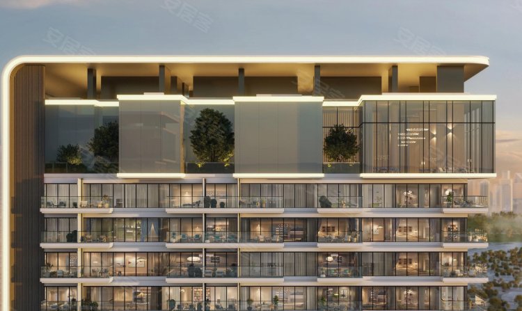 阿联酋迪拜酋长国迪拜约¥264～582万迪拜房产：迪拜自贸区DMCC，高端住宅Upper House新房公寓图片