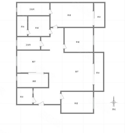 世茂珺悦府4室2厅2卫142.67㎡南315万