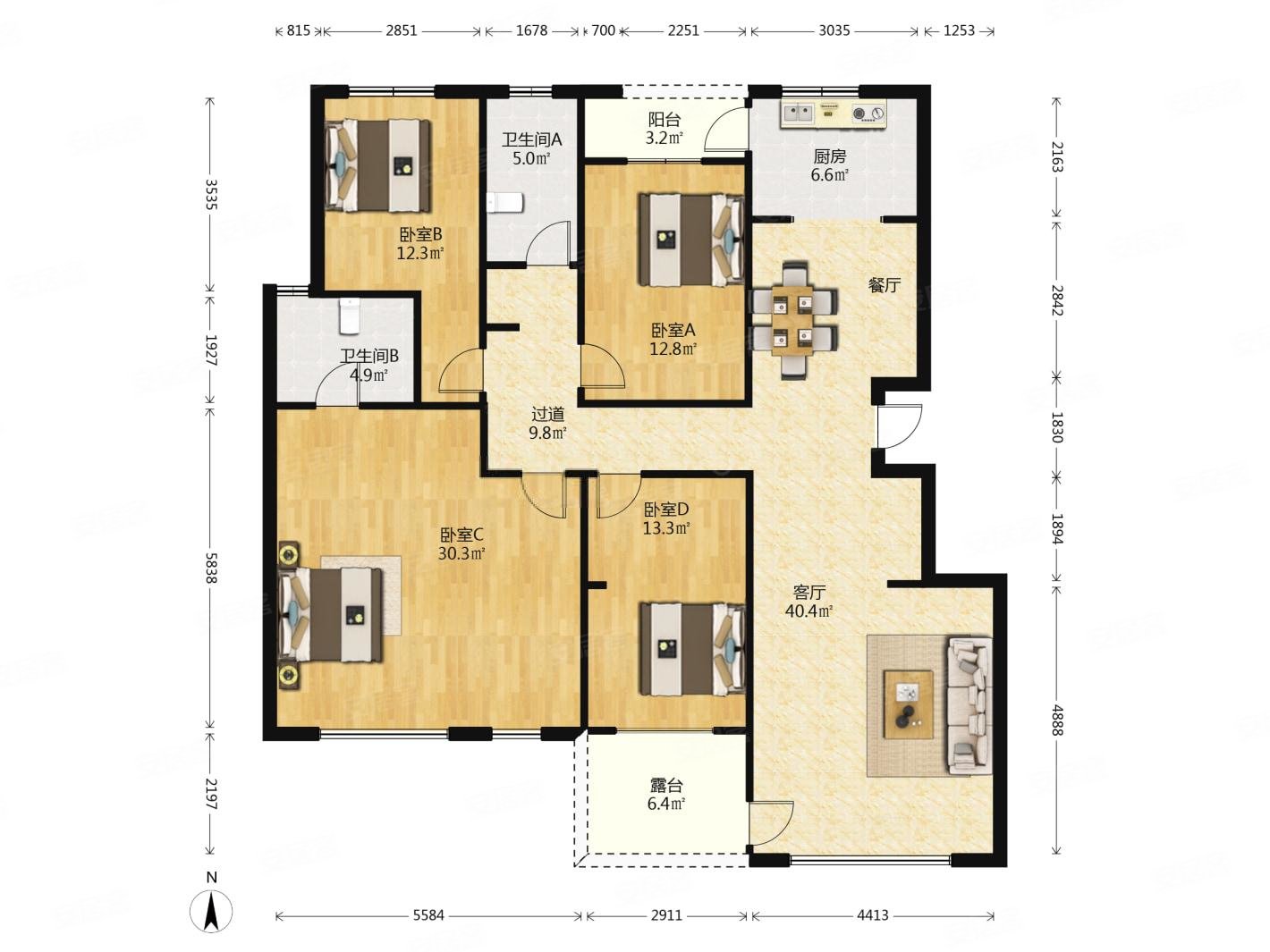 中电银河湾 纯洋房小区 自带新风系统
