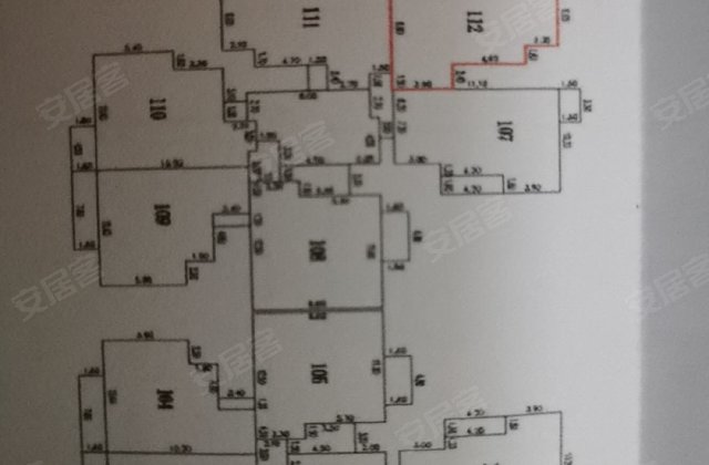 北城星府3室2厅110.63㎡40万二手房图片