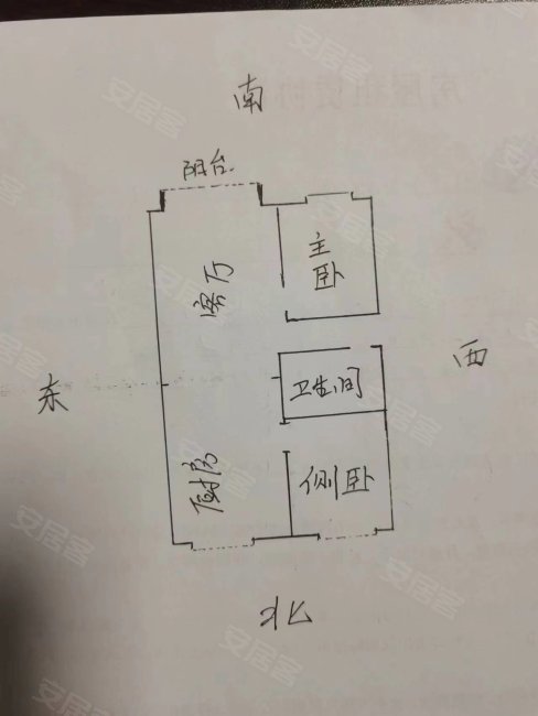 春阳小区2室1厅1卫85㎡南北37.5万