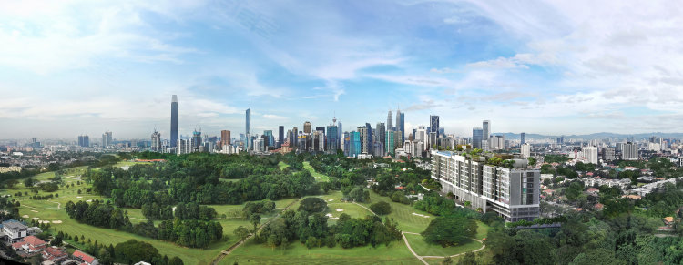 马来西亚吉隆坡约¥192～377万【知名国际学校】吉隆坡·长久产权, ,面向 高球场新房公寓图片