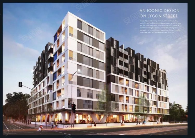 澳大利亚维多利亚州墨尔本约¥201～301万【金顶置业】8 Lygon  公寓新房公寓图片