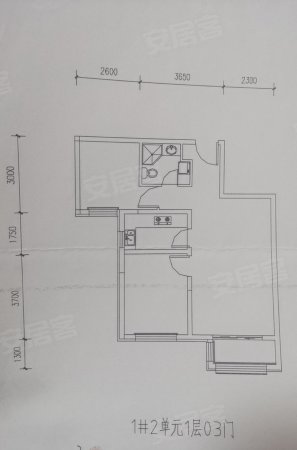 学府新城2室2厅1卫80㎡南55万