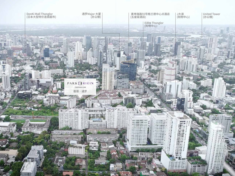 泰国曼谷约¥150～303万曼谷傲璟·通罗新房公寓图片