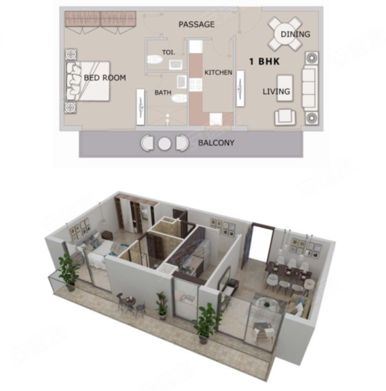 阿联酋迪拜酋长国迪拜¥76～167万阿联酋迪拜-牛津公寓 2期（-）新房公寓图片