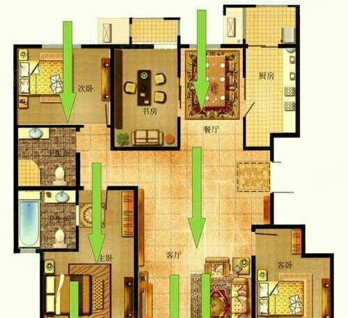 公园皇府5室2厅3卫390㎡南350万