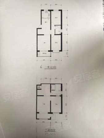 渝水湾4室2厅2卫158.35㎡南北128万