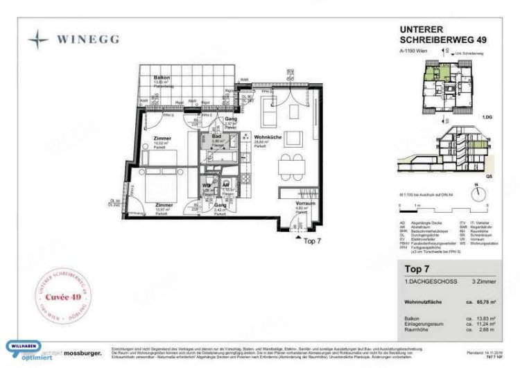 奥地利维也纳约¥550万AustriaViennaApartment出售二手房公寓图片