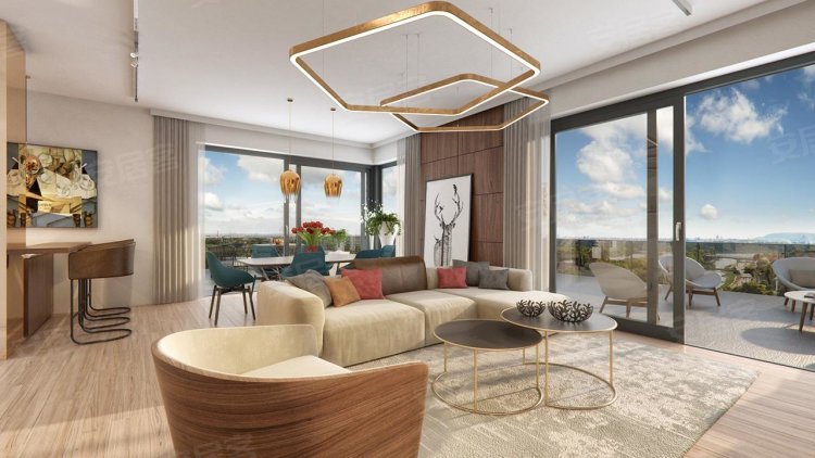 匈牙利约¥111万豪华新建筑综合公寓出售，河岸，在布达佩斯，匈牙利二手房公寓图片