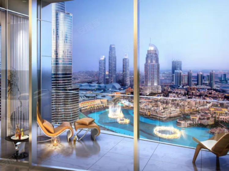 阿联酋迪拜酋长国迪拜约¥405～934万迪拜市中心格兰德大厦Grande，180度面向音乐喷泉新房公寓图片
